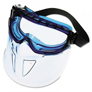 Jackson Safety V90 Series Face Shield, Blue Frame, Clear Lens KCC18629 18629