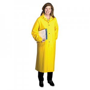 Anchor Brand Raincoat, PVC/Polyester, Yellow, X-Large ANR9010XL 4148/XL