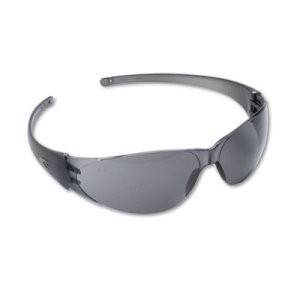 MCR Safety Checkmate Wraparound Safety Glasses, Clear Polycarbonate Frame, Gray Lens CRWCK112 135-CK112