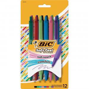 BIC Soft Feel Ball Pen SCSMAP121AST BICSCSMAP121AST