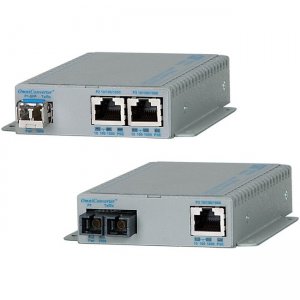 Omnitron Systems OmniConverter GPoE/SE Transceiver/Media Converter 9460-0-11W 9460-0-1