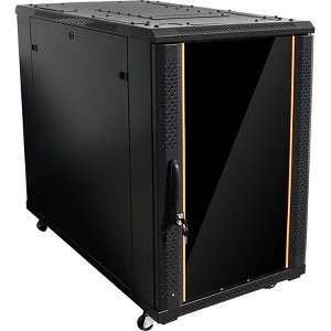 Claytek 18U 1000mm Depth Rack-mount Server Cabinet with 2U Cable Management WNG1810-CM2U