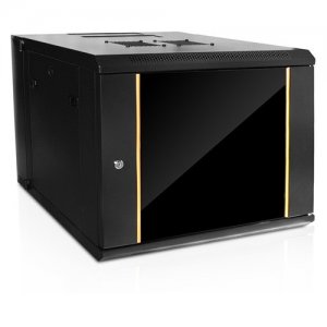 Claytek 9U 550mm Depth Swing-out Wallmount Server Cabinet with 2U Supporting Tray WMZ955-SFH40