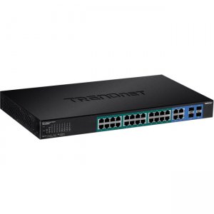 TRENDnet 28-Port Gigabit Web Smart PoE+ Switch TPE-5028WS