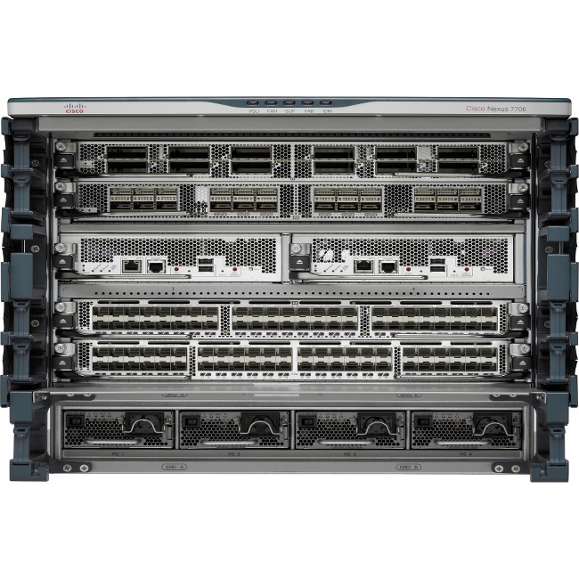 Cisco Nexus 7700 6-Slot Switch C1-N7706-B26S2E-R 7706