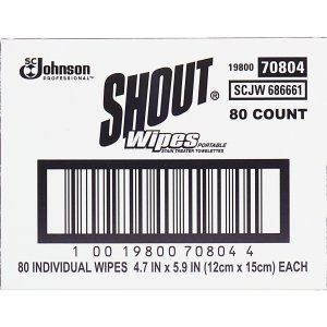 Shout Stain Treater Individual Wipes 686661 SJN686661