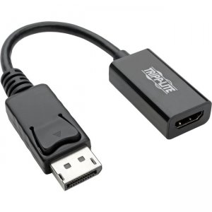 Tripp Lite DisplayPort to HDMI 2.0 Adapter-M/F, Latching Connector, 4K@60 Hz, 6 in., Black P136-06N