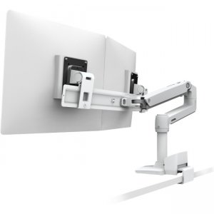 Ergotron LX Desk Dual Direct Arm with Top Mount C-Clamp 45-527-216