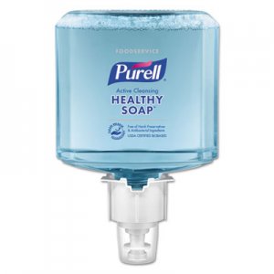 PURELL Foodservice HEALTHY SOAP Active Cleansing Foam, 1200mL, For ES6 Dispensers, 2/CT GOJ648602 6486-02