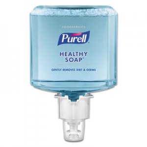 PURELL Foodservice HEALTHY SOAP Gentle Foam, 1200 mL, For ES4 Dispensers, 2/CT GOJ507602 5076-02