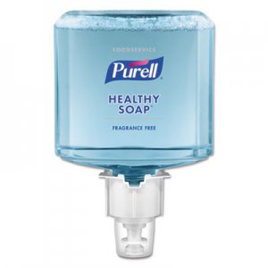PURELL Foodservice HEALTHY SOAP Fragrance-Free Foam, 1200 mL, For ES4 Dispensers, 2/CT GOJ507302 5073-02