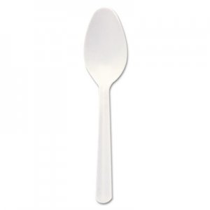 Dart Bonus Polypropylene Cutlery, 5", Teaspoon, White DCCS5BW S5BW