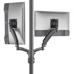 Chief Kontour K1P Dynamic Pole Mount Reduced Height, 2 Monitors K1P220BXRH