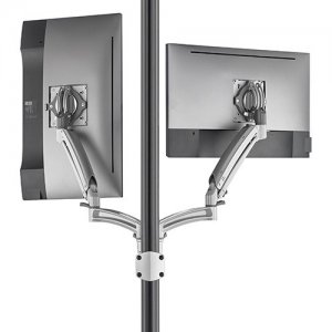 Chief Kontour K1P Dynamic Pole Mount Reduced Height, 2 Monitors K1P220SXRH