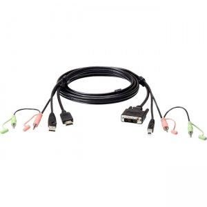 Aten 1.8M USB HDMI to DVI-D KVM Cable with Audio 2L7D02DH