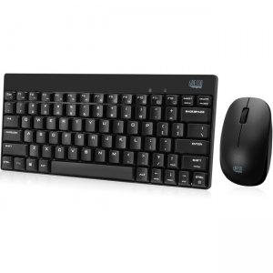 Adesso Wireless Spill Resistant Mini Keyboard & Mouse Combo WKB-1100CB