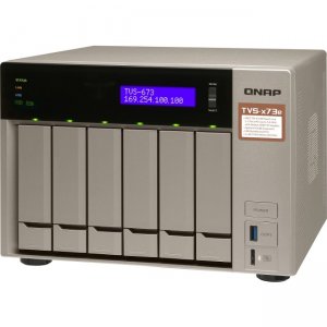 QNAP Powerful NAS with AMD RX-421BD Quad-Core APU and PCIe Expandability TVS-673e-8G-US TVS-673E