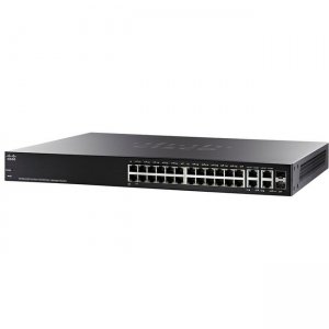 Cisco 24-port 10 100 PoE+ Managed Switch with Gig Uplinks SP-RR-F3029UK2 SF300-24PP