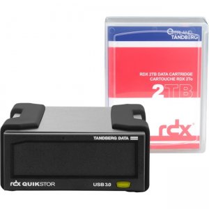 Tandberg RDX QuikStor External Drive Kit - 2TB USB3+ 8865-RDX