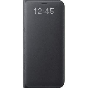 Samsung Galaxy S8+ LED Wallet Cover, Black EF-NG955PBEGUS