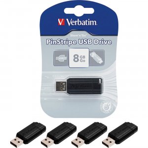 Verbatim PinStripe USB Drive 49062BD VER49062BD