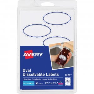 Avery Rectangle Dissolvable Labels 4226 AVE4226