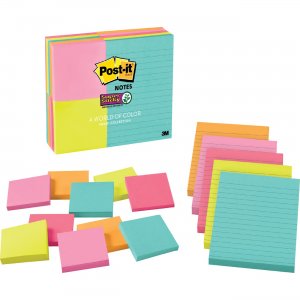 Post-it Notes Super Sticky Notes - Miami Colors 463315SSMIA MMM463315SSMIA