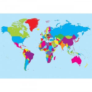 Ashley Magnetic World Map 77013 ASH77013