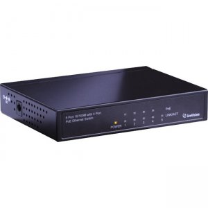 GeoVision 4-Port 802.3at PoE Switch GV-POE0400 V2 GV-POE0400-V2