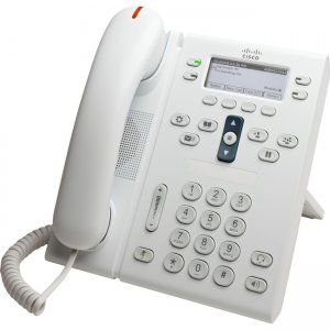 Cisco Unified IP Phone , White, Slimline Handset - Refurbished CP-6941-WL-K9-RF 6941