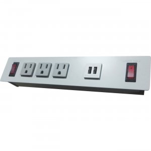 Lorell Sit-Stand Table Power Strip/Surge Protector 99982 LLR99982