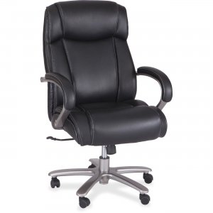 Safco Big & Tall Leather High-Back Task Chair 3502BL SAF3502BL