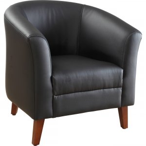 Lorell Leather Club Chair 82098 LLR82098
