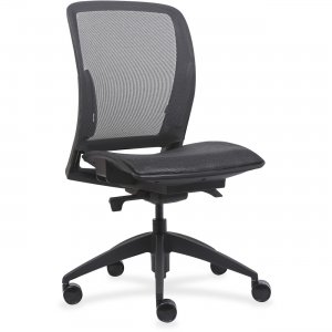 Lorell Mid-Back Chair w/Mesh Seat & Back 83106 LLR83106