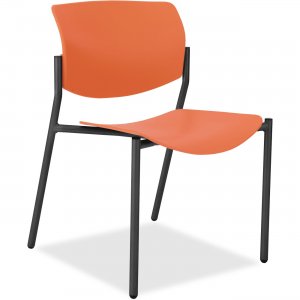 Lorell Stack Chairs w/Molded Plastic Seat & Back 83113A203 LLR83113A203