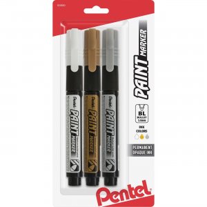 Pentel Opaque Bullet Tip Paint Markers MMP20BP3M1 PENMMP20BP3M1