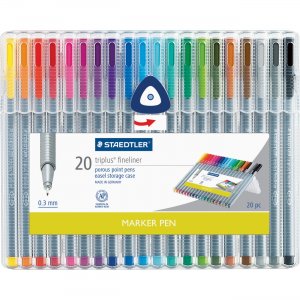 Staedtler Triplus Fineliner Marker Pen 334SB20US STD334SB20US