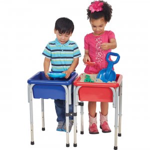 Early Childhood Resources 2 Station Square Sand/Water Table 12401 ECR12401