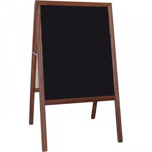 Flipside Stained Black Chalkboard Easel 31221 FLP31221