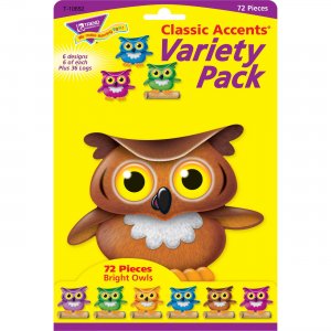 TREND Bright Owls Accents Variety Pack 10652 TEP10652