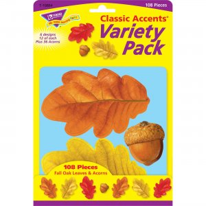 TREND Fall Oak Leaves/Acorn Accents Variety Pack 10654 TEP10654