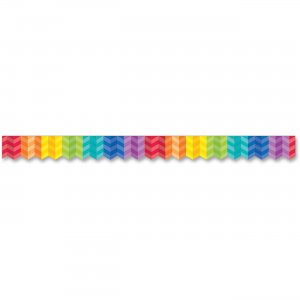 Creative Teaching Press Rainbow Herringbone Border 01871 CTC01871