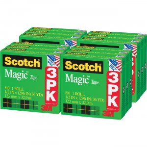 Scotch Magic Tape 810H3BD MMM810H3BD