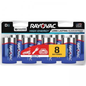 Rayovac Alkaline D Batteries 8138LKCT RAY8138LKCT