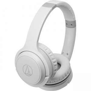 Audio-Technica Wireless On-Ear Headphones with Built-in Mic & Controls ATH-S200BTWH ATH-S200BT