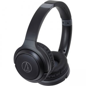 Audio-Technica Wireless On-Ear Headphones with Built-in Mic & Controls ATH-S200BTBK ATH-S200BT