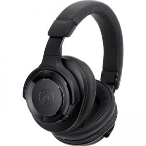 Audio-Technica Solid Bass Wireless Over-Ear Headphones with Built-in Mic & Control ATH-WS990BTBK ATH-WS990BT