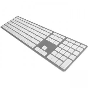 Matias Wireless (Bluetooth) Aluminum Keyboard, Silver FK418BTS