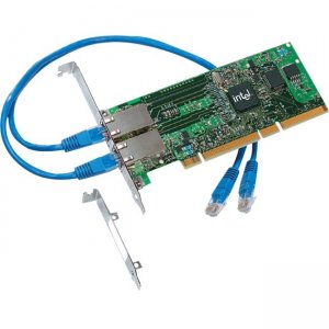 Intel - IMSourcing Certified Pre-Owned PRO/1000 MT Dual Port Server Adapter - Refurbished PWLA8492MT-RF