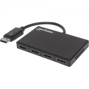 Manhattan DisplayPort to 4-Port DisplayPort Splitter Hub with MST 207737